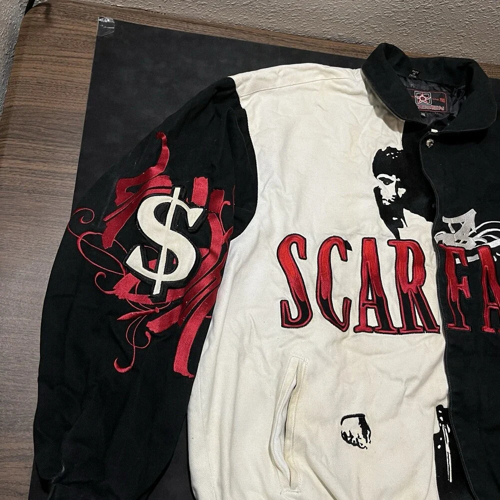 Scarface Jacket The World is Yours Mens 3XL Original JH Design Jeff Hamilton 90s